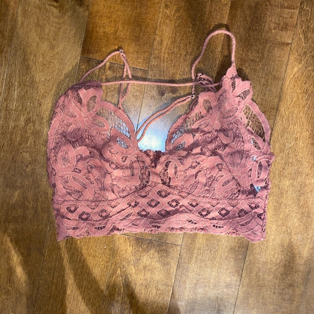 burnt orange free people bralette